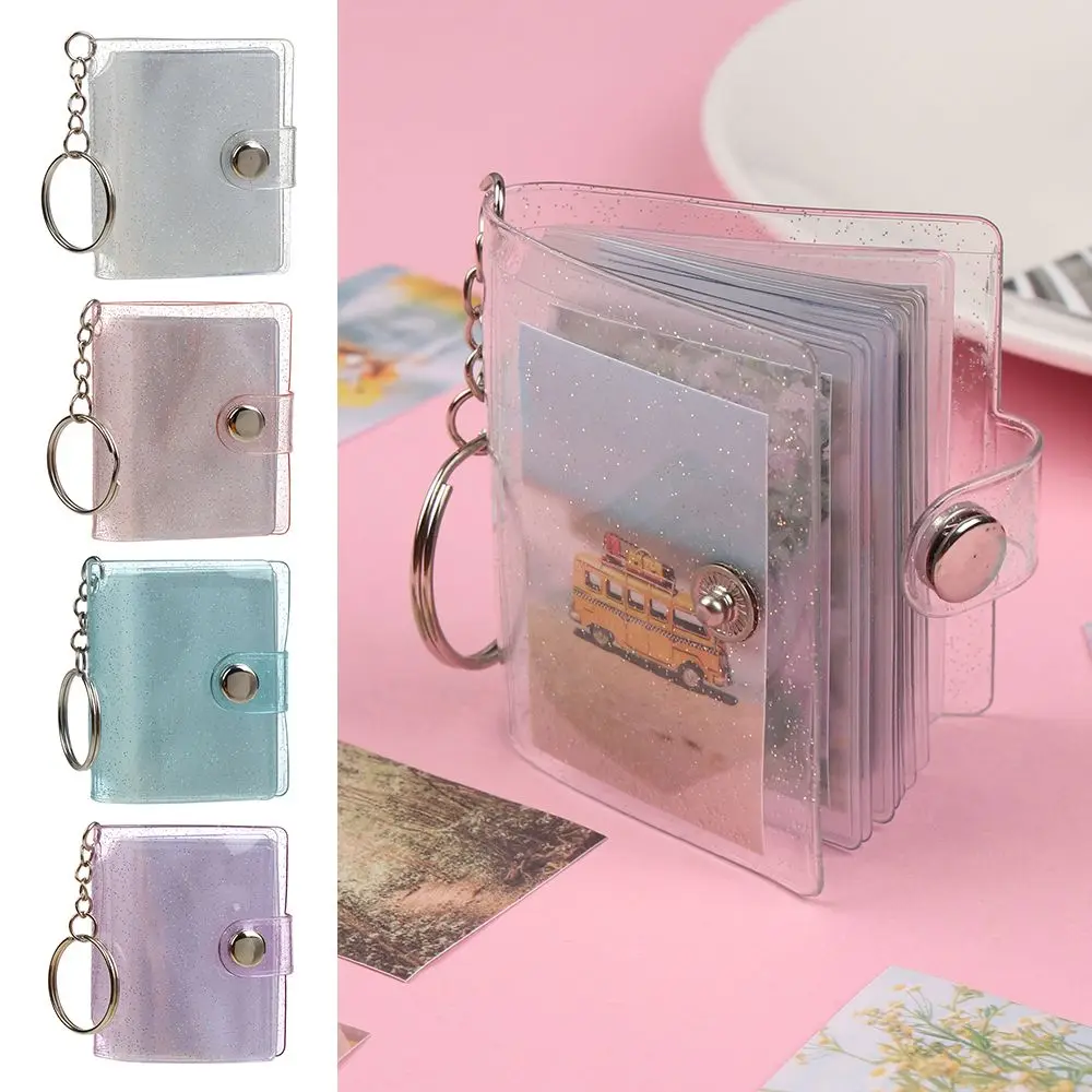 1Pc Accessori In Pvc Portachiavi Gioielli Per Foto Carte Porta Foto Mini Album Fotografici 2 Pollici