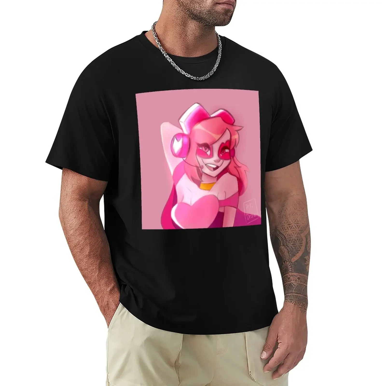 Miss Heed Villanous T-Shirt Per Un Ragazzo Plain Mens T-Shirt Casual Elegante