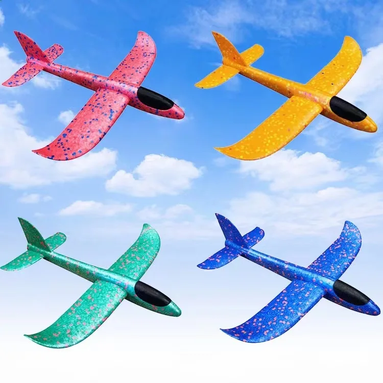 Aerei Fai Da Te 37/48 Cm Lancio A Mano Aereo Epp Foam Launch Fly Glider Model Aircraft Giocattoli Divertenti All'Aperto Per Bambini Giochi Per Feste R