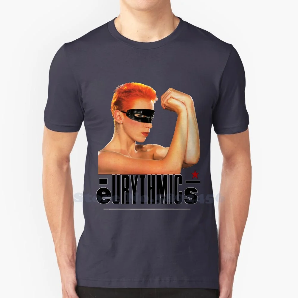 Eurythmics - Annie Lennox-Davy Stewart T-Shirt 100% Cotone Uomo E Donna