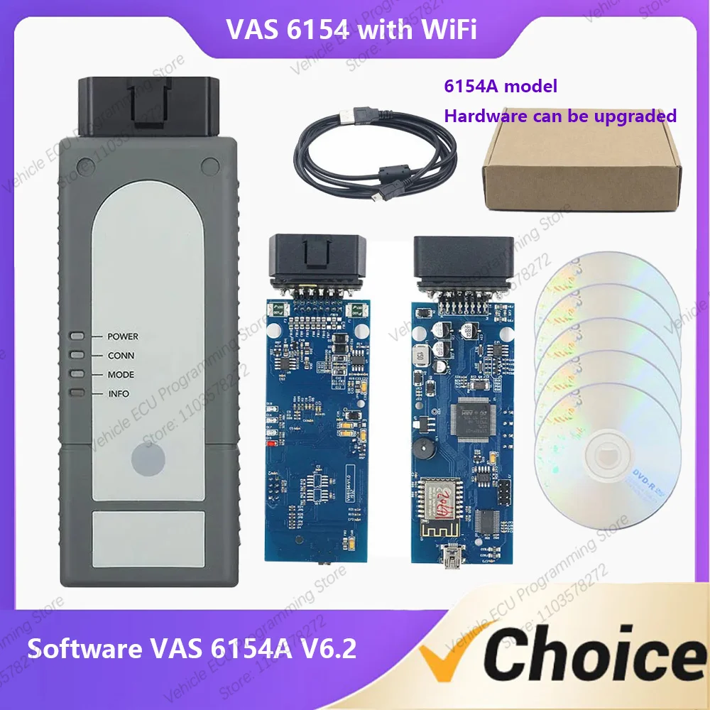 Vas 6154A V1.6.6.0 Hardware Ultima Versione Del Software Diagnostico E Di Programmazione Del Sistema Completo Vas 6154A V6.2 -10%