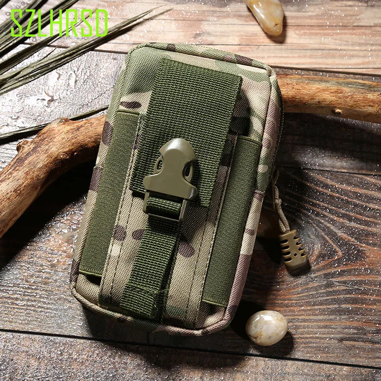 Per Huawei P20 Pro Borsa Da Esterno Molle Army Camouflage Bag Hook Loop Belt Cover Per Nova 3I P10 Plus Y3 Y5 Y6 Y7 Y9 2018 Mate 10