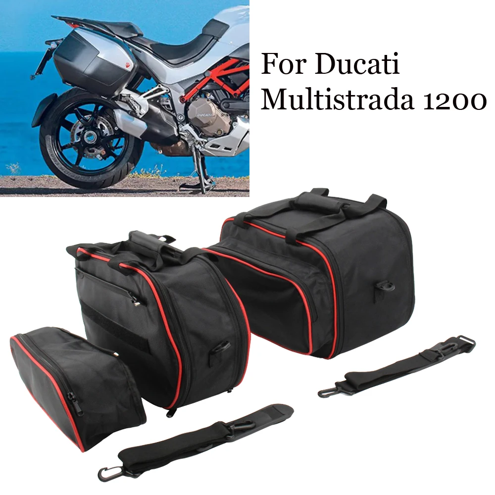 Borse Valigie Moto Per Ducati Multistrada 1200 2015-2019 Borse Interne Nere Per Ducati Multistrada 1260 950 2017-2019