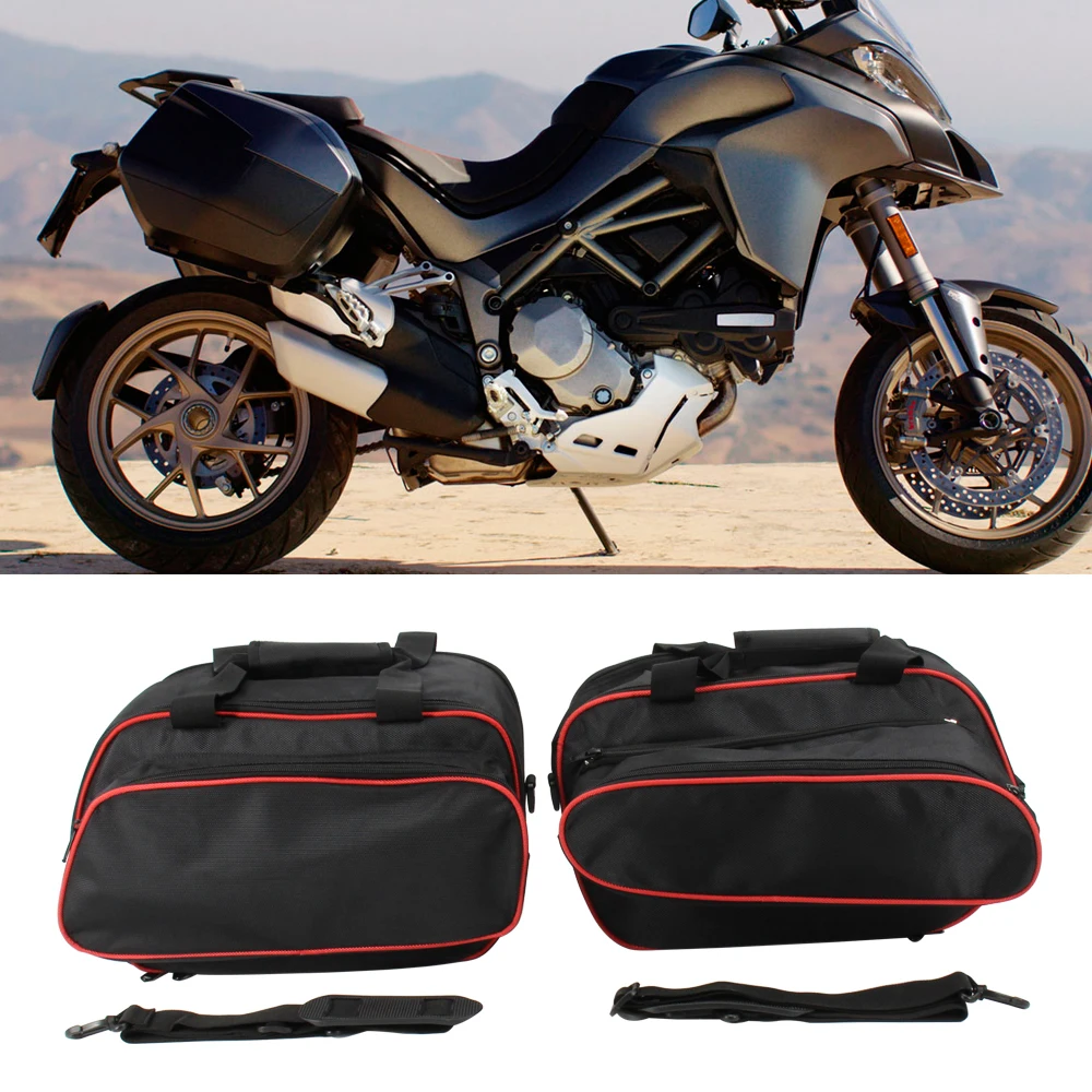 Borse Valigie Moto Per Ducati Multistrada 1200 2015-2019 Borse Interne Nere Per Ducati Multistrada 1260 950 2017-2019