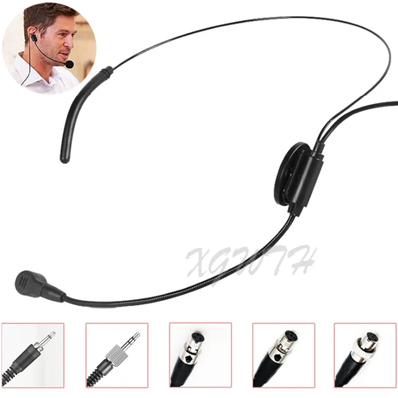 Microfono Per Cuffie Microfono Omnidirezionale A Condensatore Per Shure Sennheiser Akg Mipro Samson Wireless System 4Pin 3Pin Ta4F