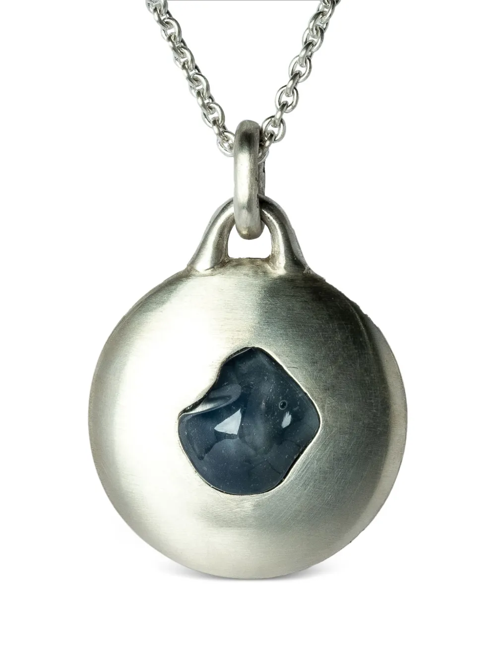 Parts of Four Disk opal pendent necklace - Argento
