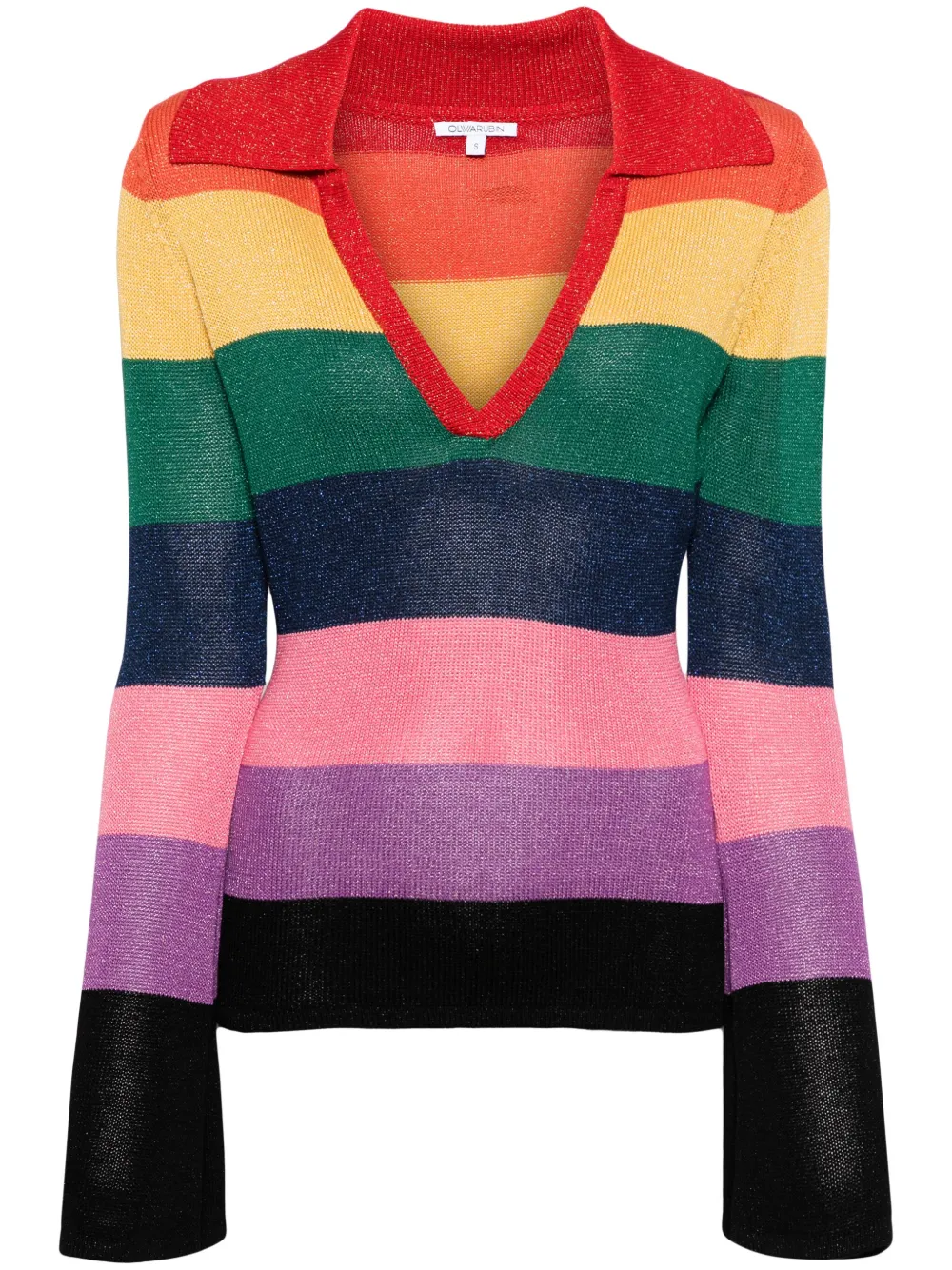Olivia Rubin Jordan striped jumper - Rosso
