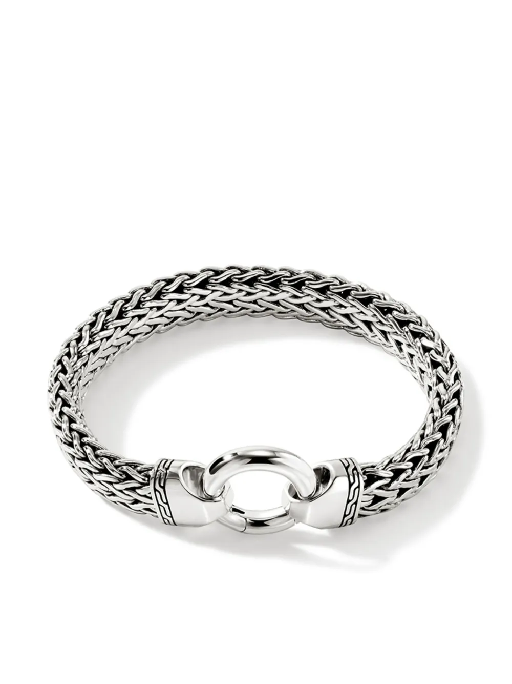 John Hardy sterling silver wheat-chain bracelet - Argento
