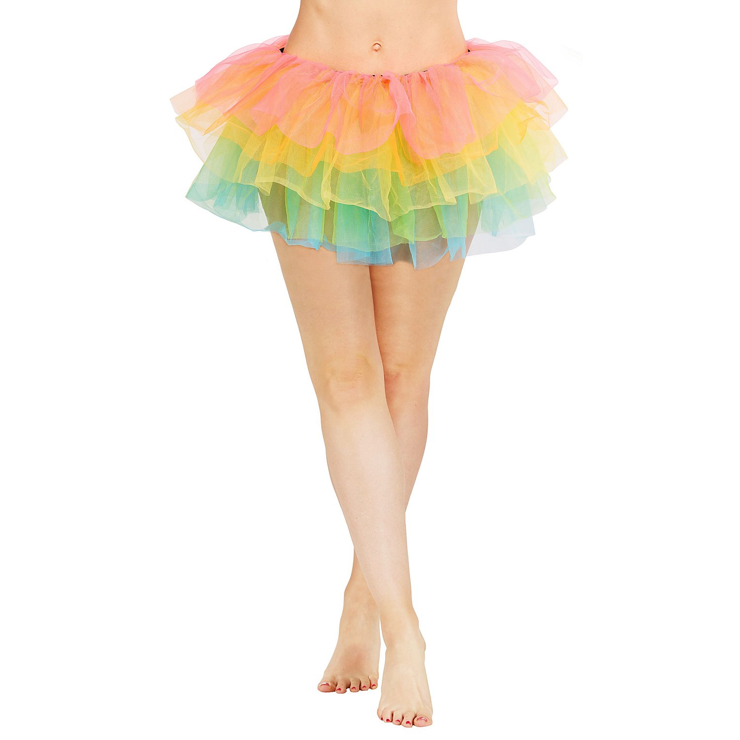 Jupe en tulle pour adultes "arc-en-ciel"