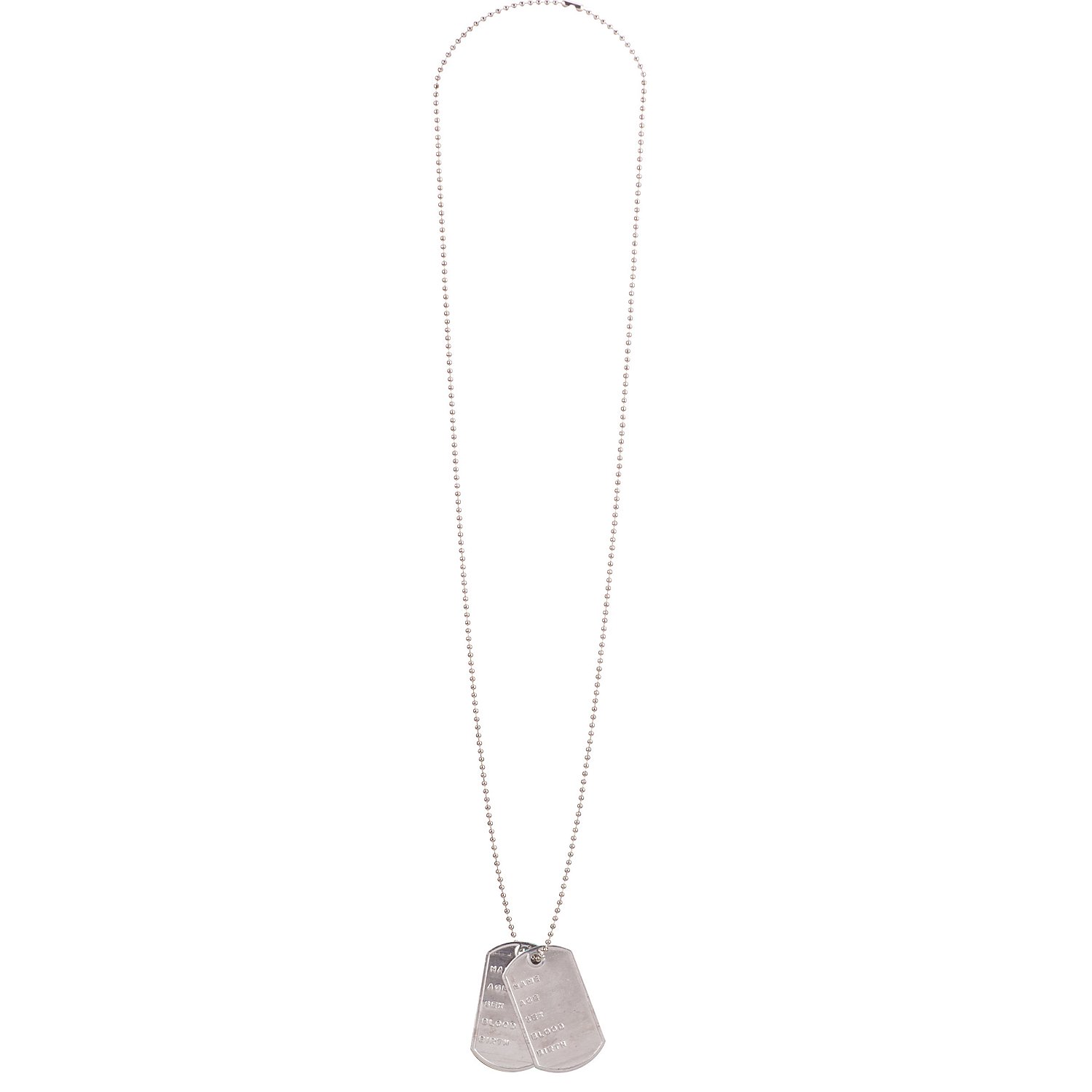 Collier "plaque d'identité"