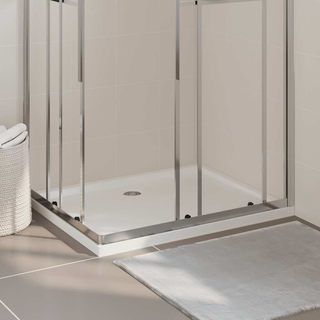 vidaXL Receveur de douche rectangulaire ABS 80x100 cm