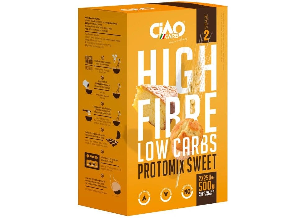 Ciao Carb High Fibre Low Carbs Protomix Sweet 500g