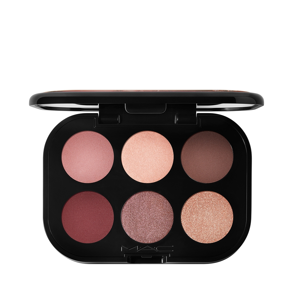 Connect In Colour Eye Shadow Palette Embedded in Burgundy Palette Ombretti Super Pigmentati 6,25 gr 6 Colori Mac