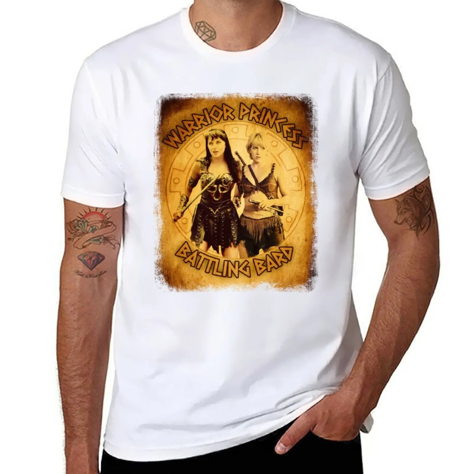 Nuova T-Shirt Bard & Warrior Selle Di Amazon T-Shirt Anime Maglietta Kawaii Vestiti T-Shirt Da Uomo