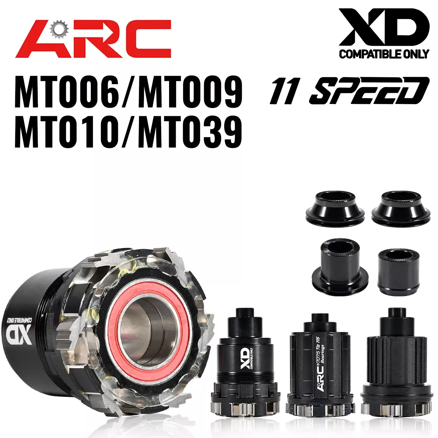 Arc Freehub Adapter 010 009 005 006 039 Qr Conversion Thru Cap Per 8 9 10 11 12 Velocità Parti Di Riparazione 100X9 135X10 142X12 100X15Mm