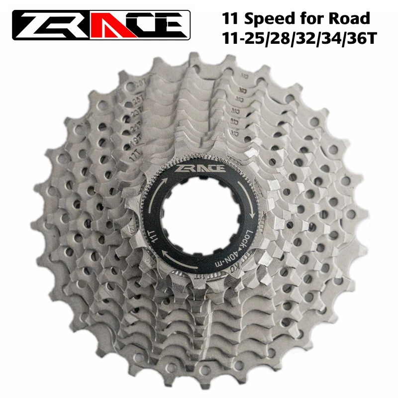 Zrace Cassette Strada Cassette Bicicletta 11 Velocità Su Strada/Mtb Bici A Ruota Libera 11-25T / 28T / 32T / 34T / 36T, Compatibile Con Ultegra 105