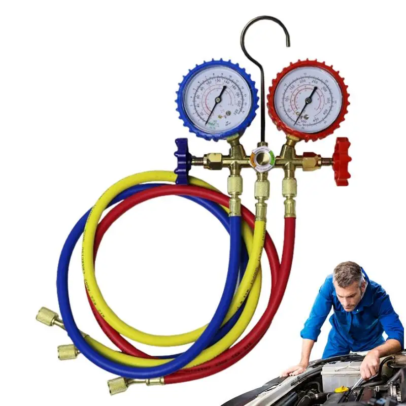 Indicatori Ac R134A Ricarica Misurazione Tubo Refrigerante Accessori Auto Per Refrigerante R134A/R22/R410/R12