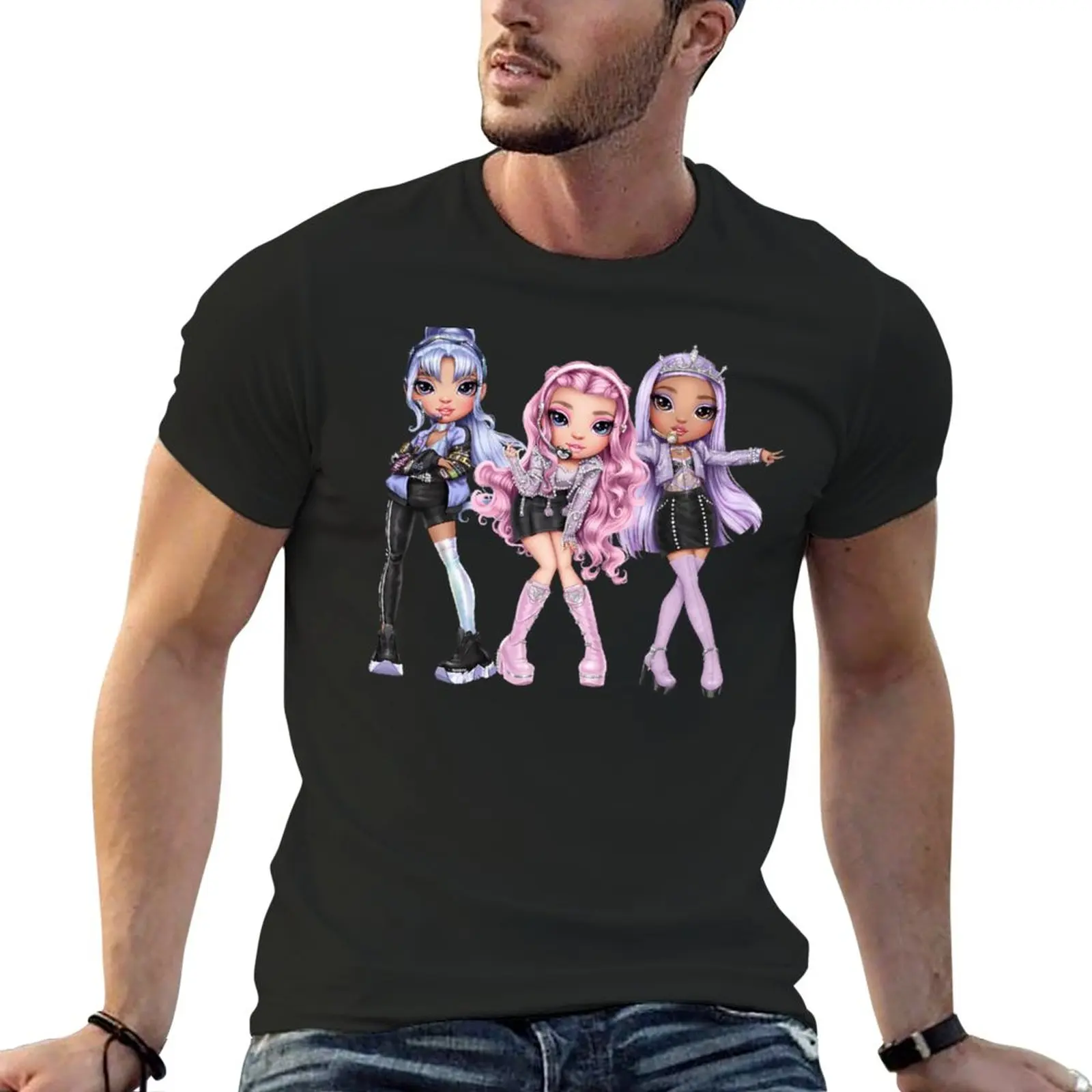 New Rainbow High Seoul Select Royal Three T-Shirt New Edition T Shirt Blank T Shirt Designer T Shirt Men