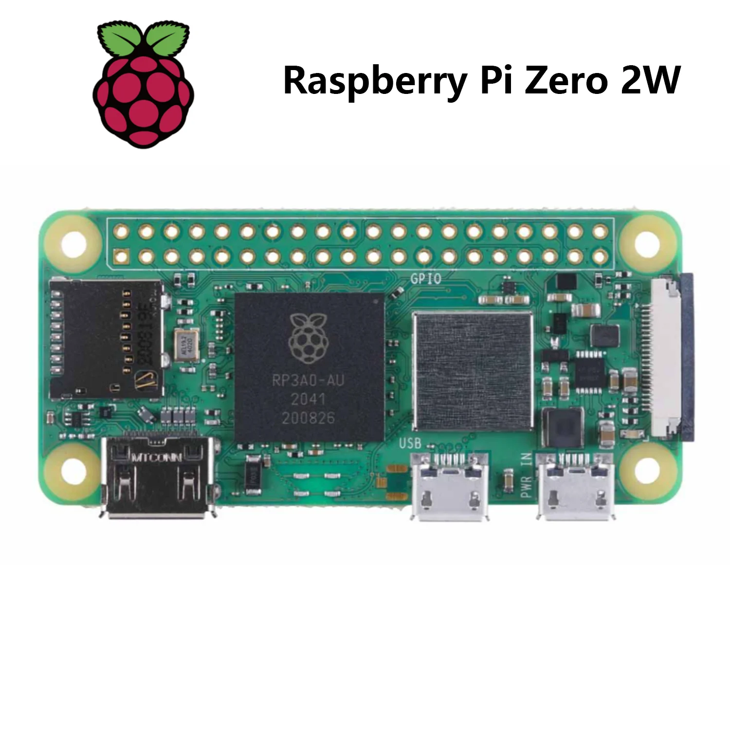 Raspberry Pi Zero 2 W Con Cpu Quad-Core, Bluetooth 4.2,Ble, Antenna Integrata