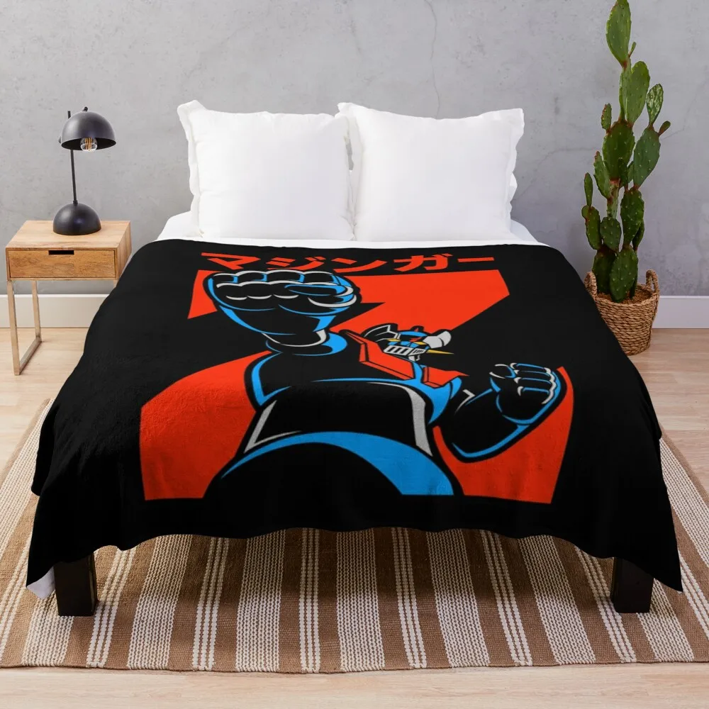 151 Mazinger Z Jap Coperta Da Tiro Soffici Softs Campeggio Caldo Caldo Coperte Invernali