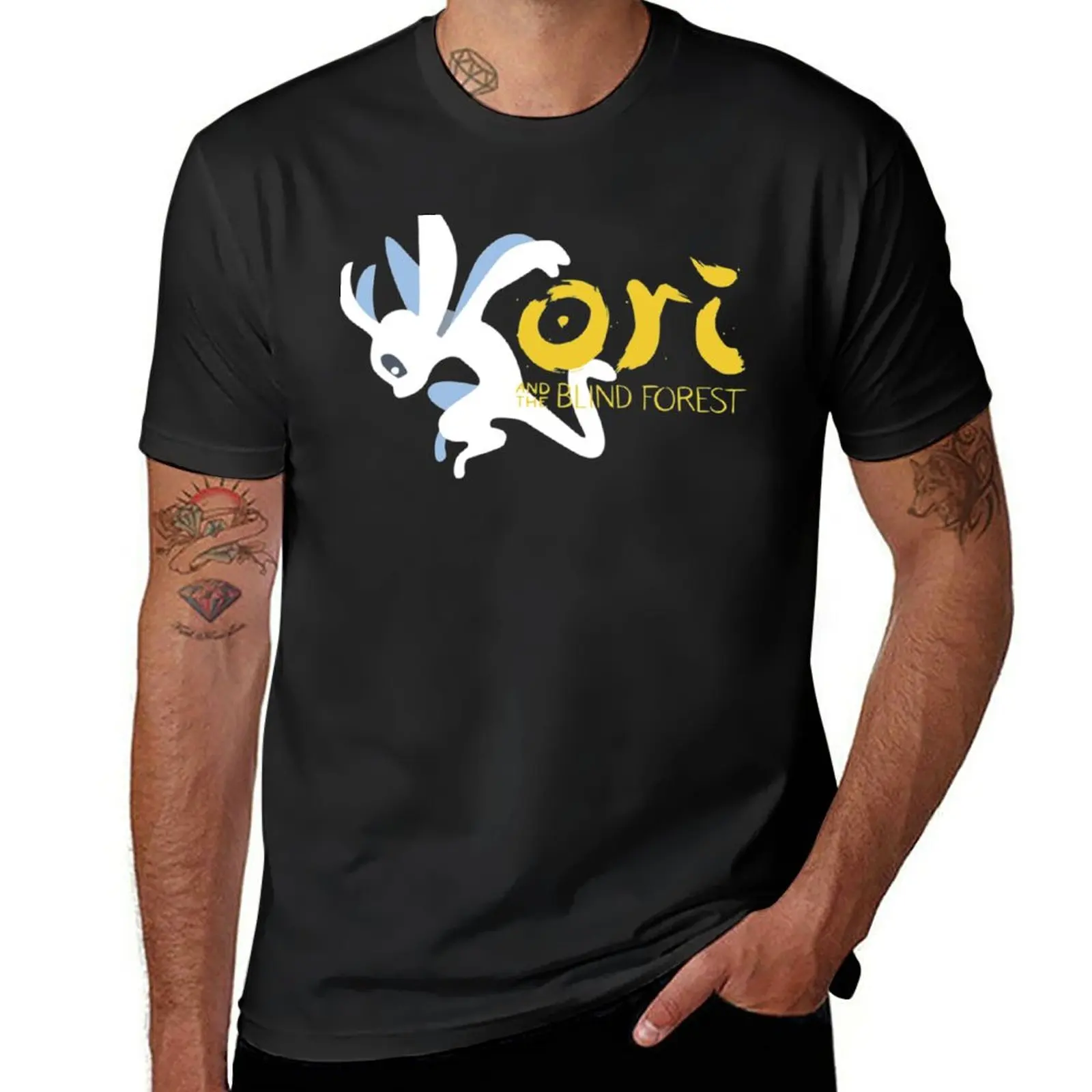 New Classic Art Ori And The Blind Forest Platform-Adventure Play Game T-Shirt Cute Tops Mens Champion T-Shirt