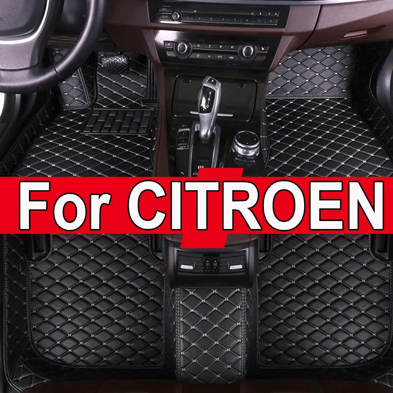 Tappetino Auto Per Citroen C2 C3 Xr C4 (4 Porte) C4 Picasso 5 Posti C5 Cross Tourer Ds3 Ds7 C-Elysee Bx Xantia Accessori Auto