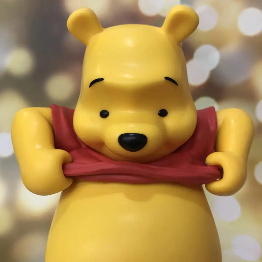 22Cm Disney Animation Figures Winnie The Pooh Winnie The Pooh Dolls Scenery Animation Periferiche Modelli Di Auto Elf