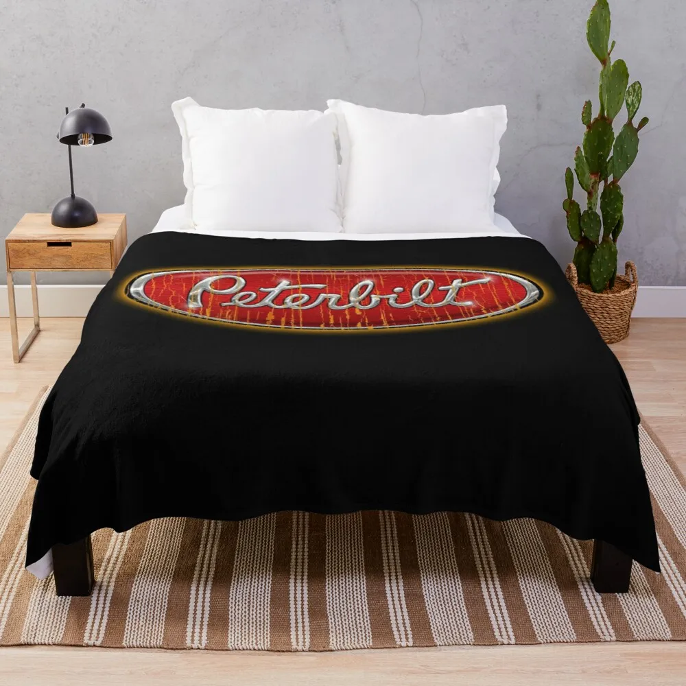 Peterbilt Truck Best Logo Throw Blanket Throw And Blanket