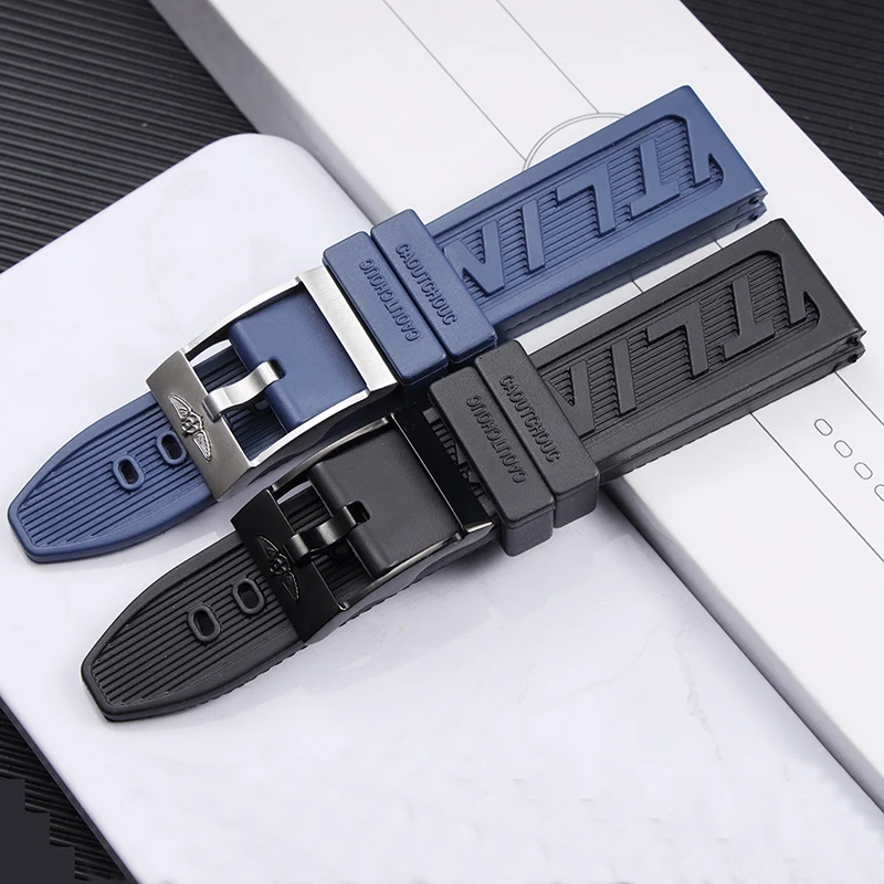 Accessori Per Orologi Con Cinturino In Gomma Da 22Mm Per Breitling Superocean Avenger Color Watchband Diving Sports Wristband Bracciali