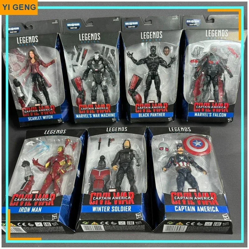 Hot Toys Marvel Spiderman Captain America Star Lord Thor Mystique Black Panther Action Figure Modello Da Collezione Bambola Giocattolo Regalo