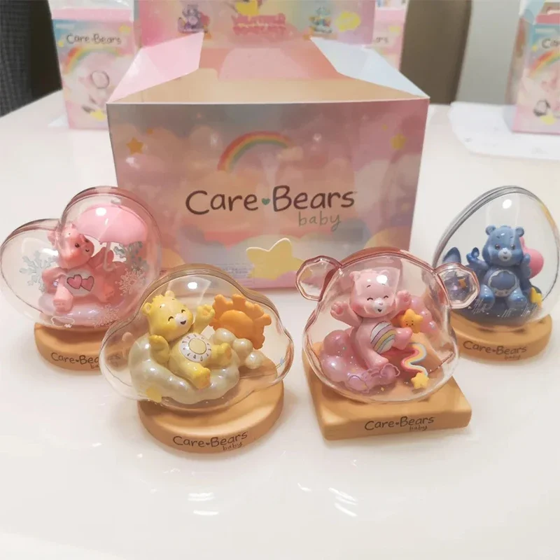Miniso Care Bears Serie Di Previsioni Del Tempo Blind Box Anime Figure Cartoon Doll Superies Bag Mini Bear Mystery Box Regali Per Bambini