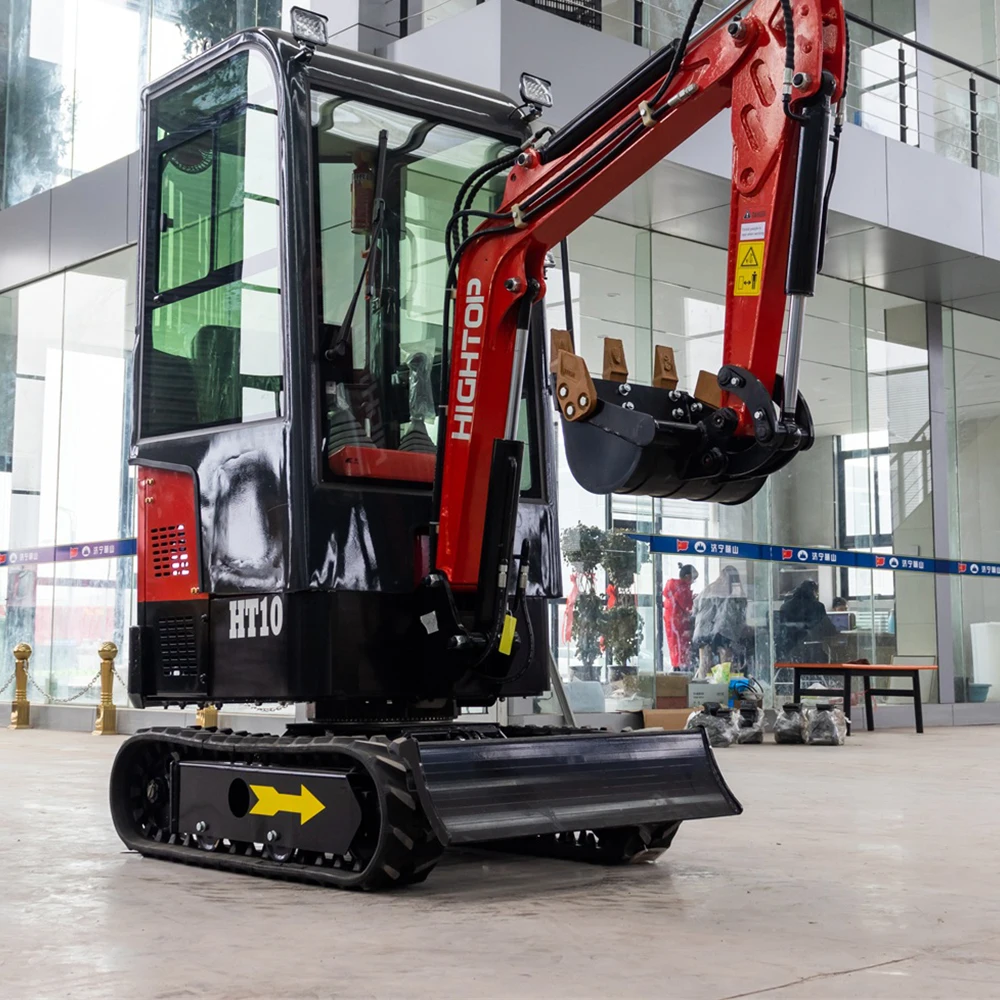 2022 Mini Escavatore Economico Kubota 1Ton Escavatore Retrò Macchina Scavatrice Con Bagger Foro Cabina