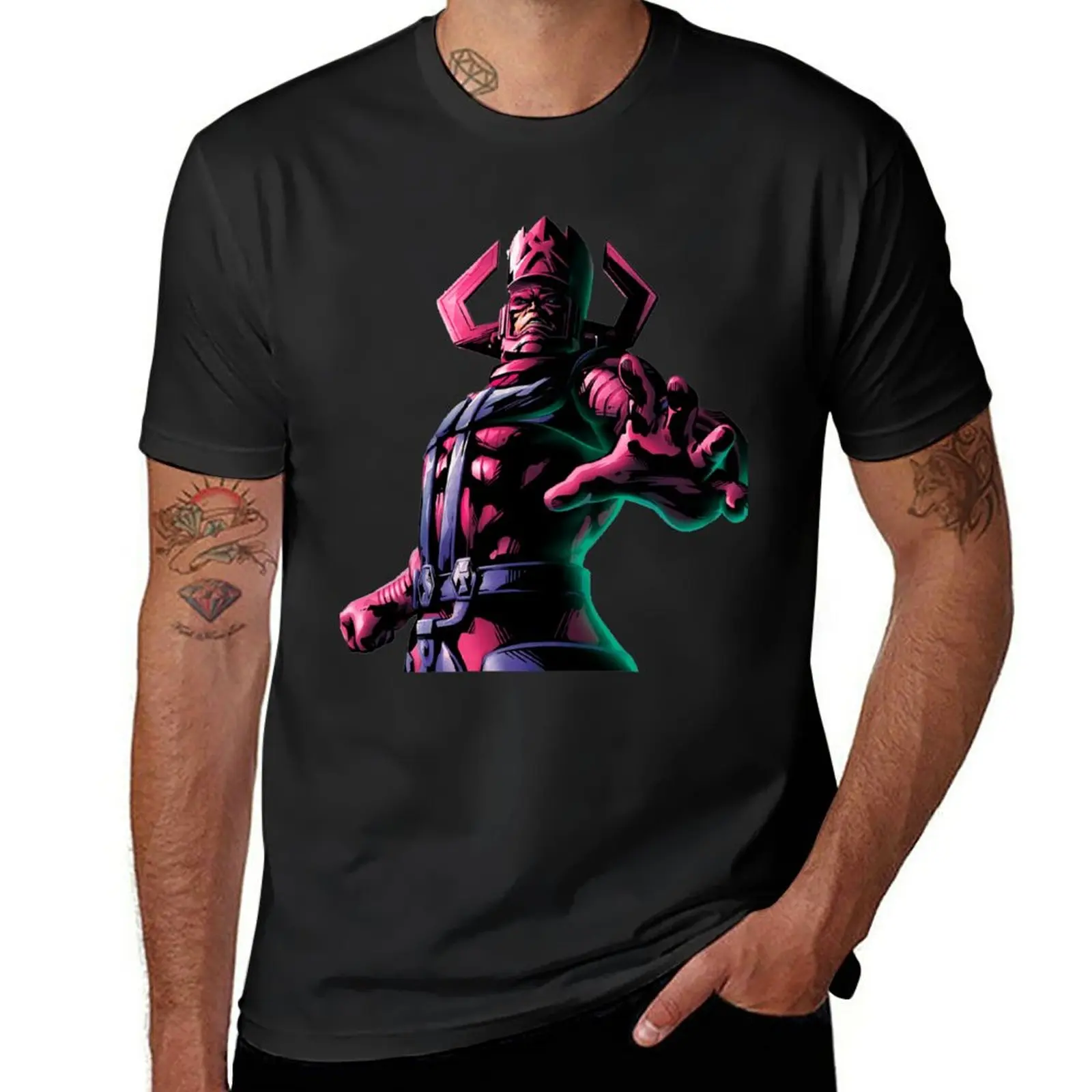 New Galactus - Eater Of Worlds T-Shirt Anime T-Shirt Anime Funny T Shirt Abbigliamento Uomo