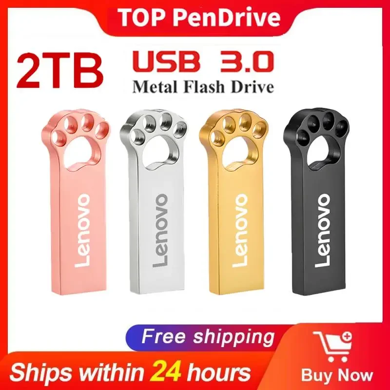 Lenovo 2Tb Usb 3.0 Pen Drive Ad Alta Velocità Cle Usb 1Tb 512Gb Flash Drive 128Gb Pendrive Portatile Ssd Memoria Usb Flash Disk