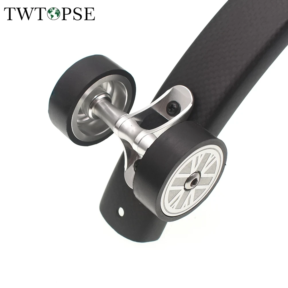 Twtopse Bicicletta Bici Parafango Ruota Per Brompton Bici Pieghevole 3Sixty Pikes Modello Bandiera Britannica Ruota Facile Addensare 45Mm