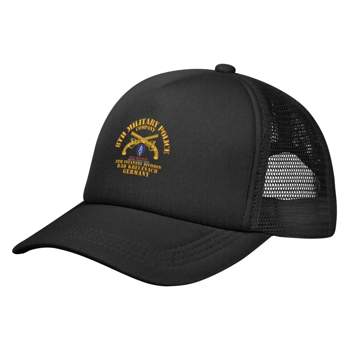 Army - 8Th Mp Company - 8Th Id - Bad Kreuznach Germany Berretto Da Baseball Cappello Da Golf Golf Wear Trucker Hat Caps Uomo Donna