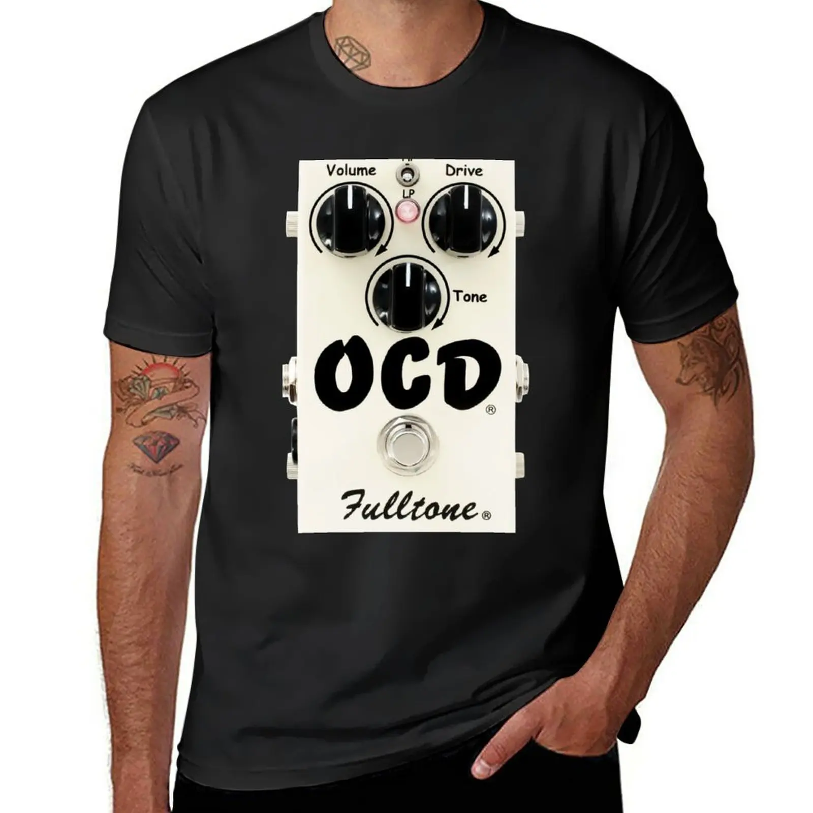 New Fulltone Ocd Guitar Pedal Overdrive Distortion T-Shirt Tees Cute Clothes Graphics T Shirt Magliette Pesanti Per Uomo