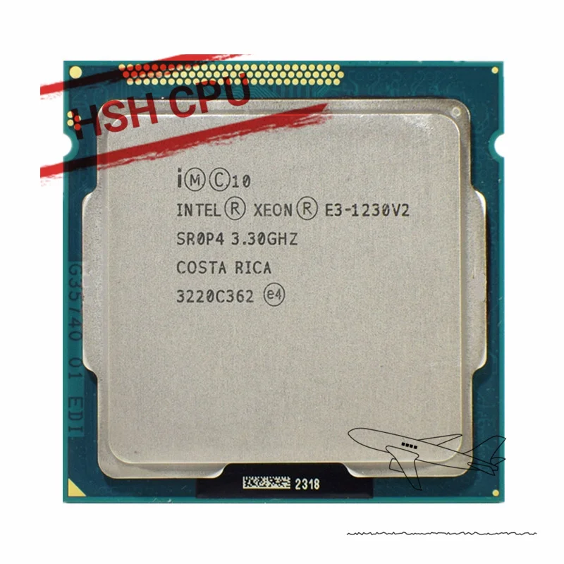 Processore Cpu Quad-Core Intel Xeon E3-1230 V2 E3 1230 V2 E3 1230 V2 3.3 Ghz 8M 69W Lga 1155