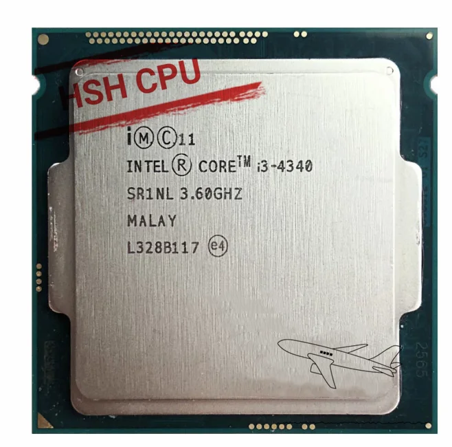 Processore Cpu Intel Core I3-4340 I3 4340 3.6 Ghz Dual-Core Quad-Thread 4M 54W Lga 1150