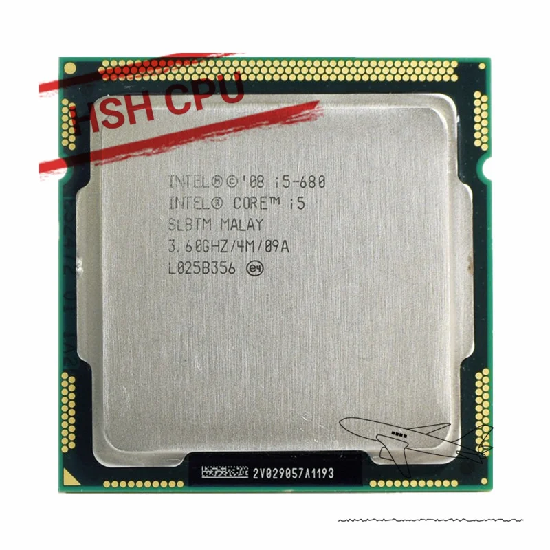 Processore Cpu Intel Core I5-680 I5 680 3.6 Ghz Dual-Core 4M 73W Lga 1156