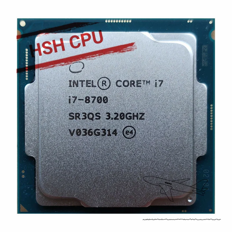 Processore Cpu Intel Core I7-8700 I7 8700 3.2 Ghz A Sei Core A Dodici Thread 12M 65W Lga 1151