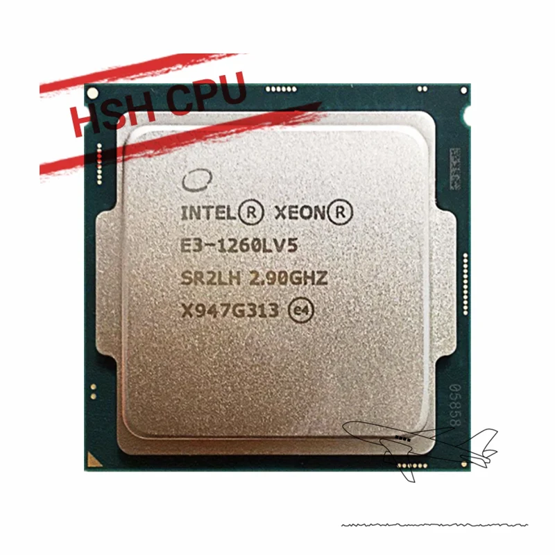 Processore Cpu Intel Xeon E3-1260L V5 E3 126 Lv5 E3 1260L V5 2.9 Ghz Quad-Core 8 Thread 45W Lga 1151