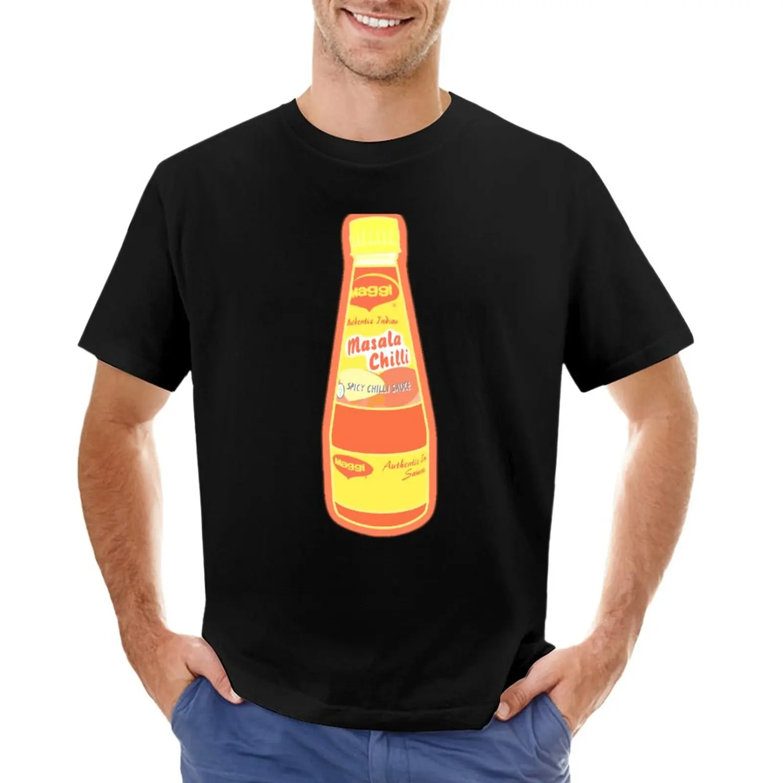 Maggi Masala Chili Sauce T-Shirt Camicetta Animal Prinfor Boys Magliette Oversize Ad Asciugatura Rapida Per Uomo