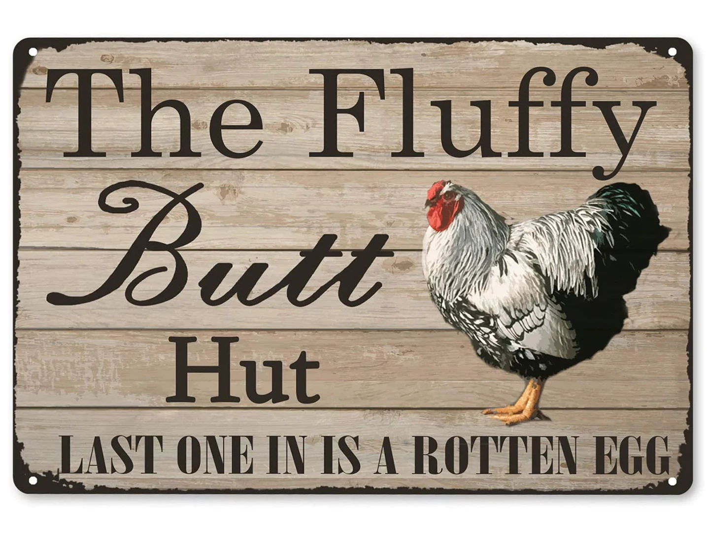 Farm Metal Tin Sign Uova Fresche Vintage Chicken Metal Sign Retro Shabby Wall Sticker Chic Metal Plate For Man Cave Farm Bar Decor