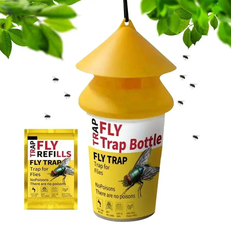 Mosche Killer Fly Trap Outdoor Hanging Fly Repellent Trapper Insect Catcher Raccoglitore Di Insetti Riutilizzabile Fly Killer Pestreject Control