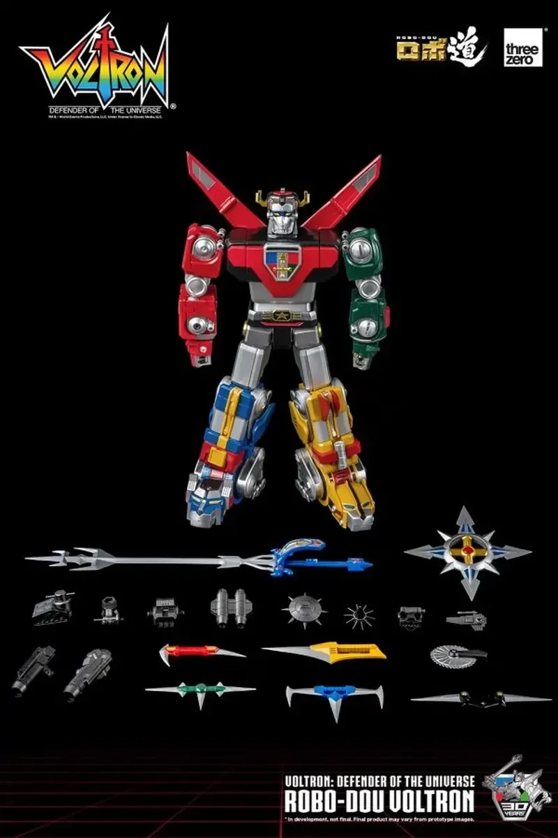 3A Threezero Muslimrobo-Dou Voltron Action Robots Collection Model Toy In Stock
