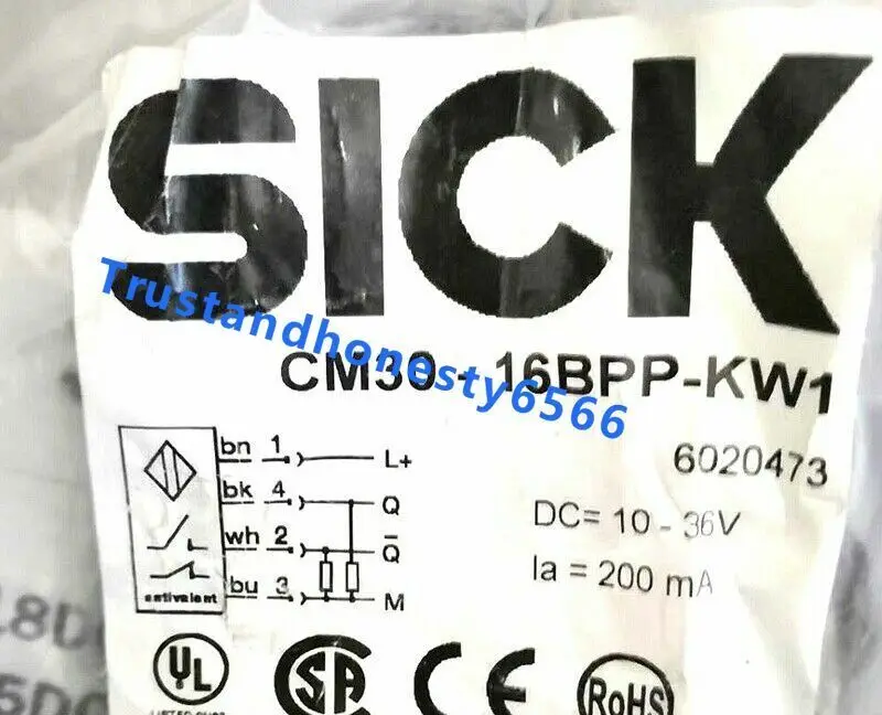 1 Pz Nuovo Per Interruttore Di Prossimità Sick Cm30-16Bpp-Kw1 Sostituzione