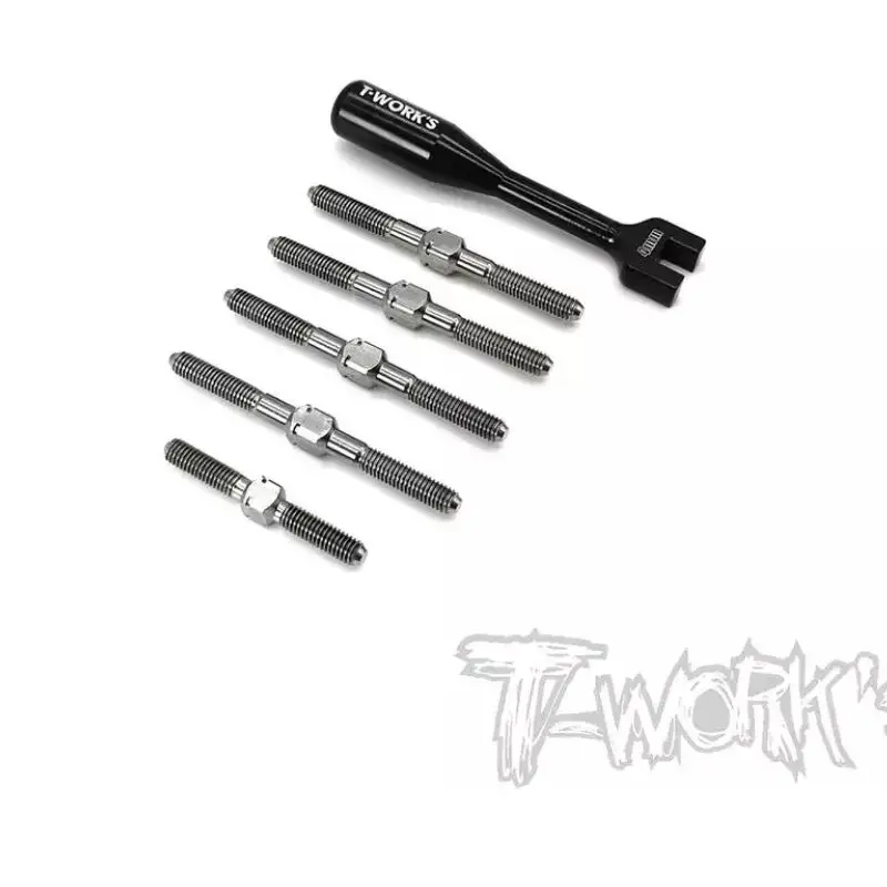 Originale T Works Tb-219 64 Set Di Tenditori In Titanio (Per Serpent X20'21) Parte Rc Professionale