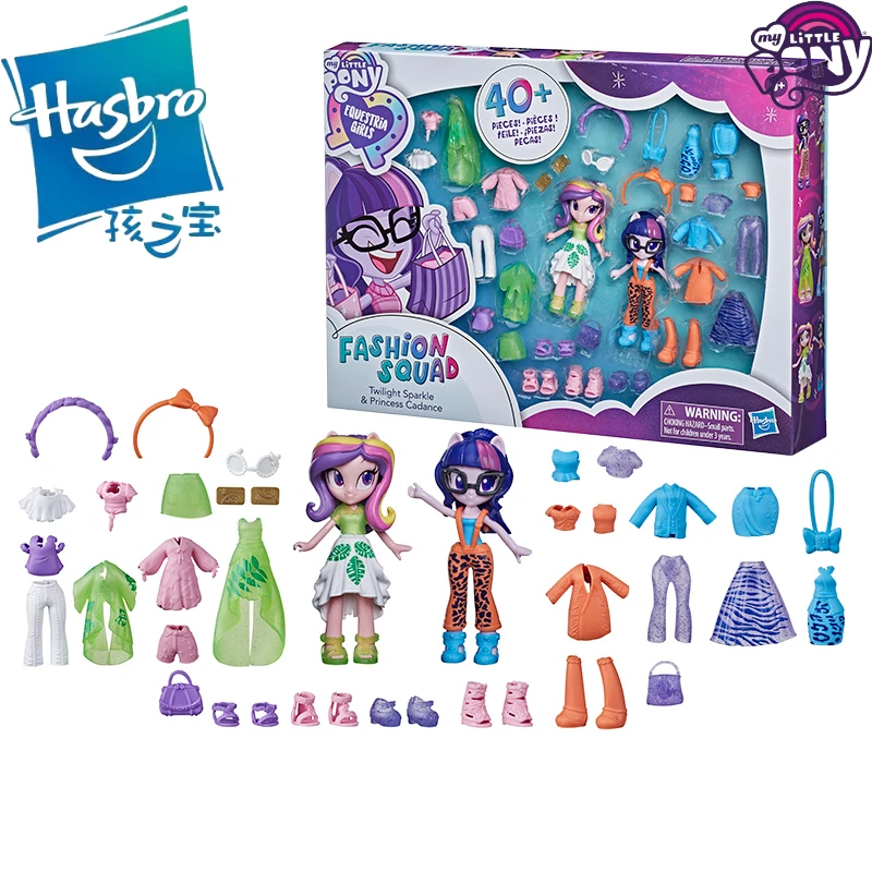 Y Anime My Little Pony Equestrria Girls Fashion Dress Up Doll Accessori Kit Play House Toy Collection Decorazione Regali