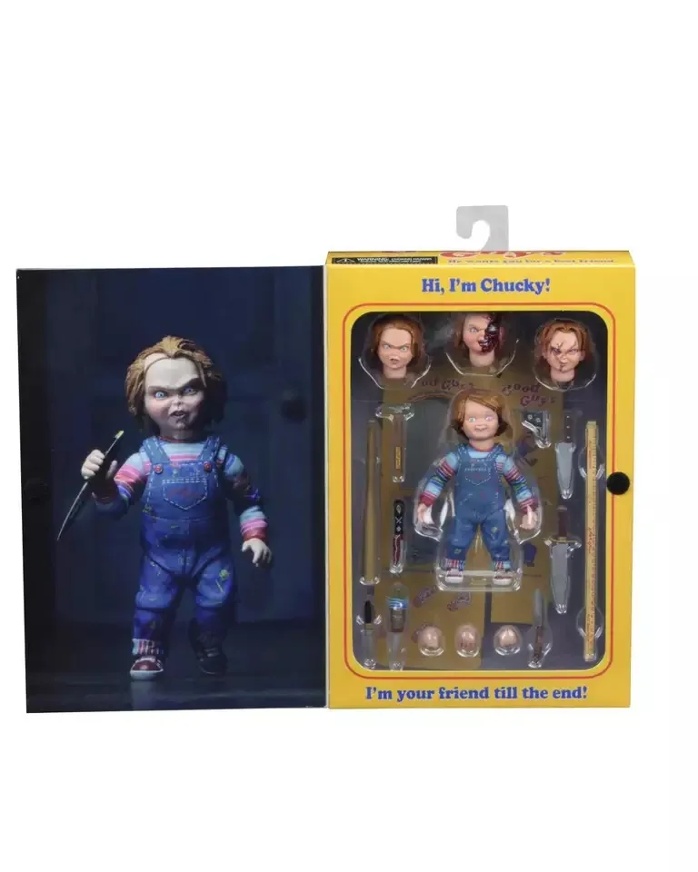 Neca Chucky Good Guys Action Figure He Wish You Be A Best Friend Children'S Play Chucky Figure Toys Doll Regalo Di Natale